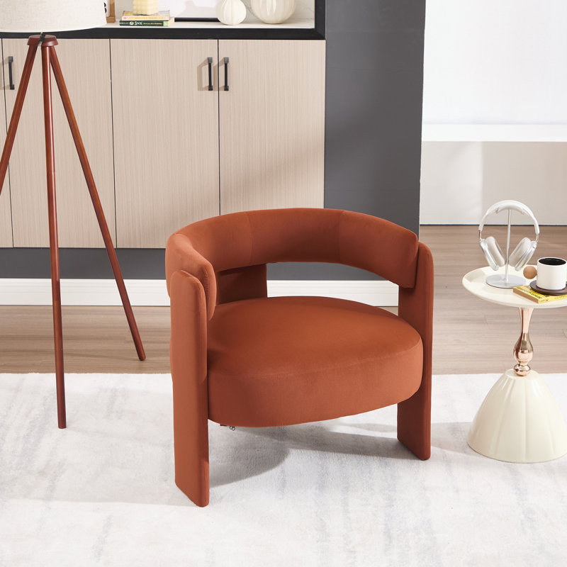 Chaise d'appoint pour le salon, Orange