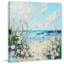 «Wildflowers by the Sea», reproduction sur toile tendue-1872802469