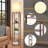 Fredy 64'' Gray Column Floor Lamp-1750981522