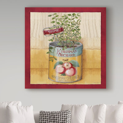 « cerises », reproduction de peinture à l’acrylique sur toile tendue