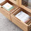 Bibliothèque simple en bois massif