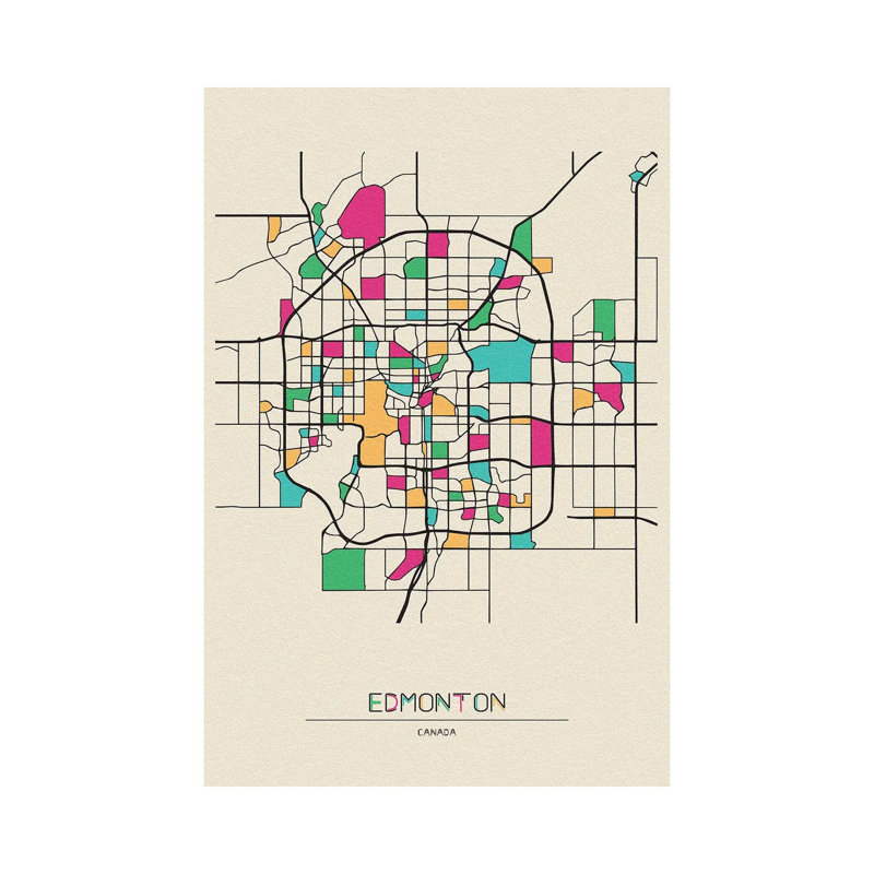 Edmonton, Canada Map