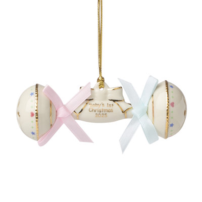 2025 Baby's 1st Christmas Rattle Ornament