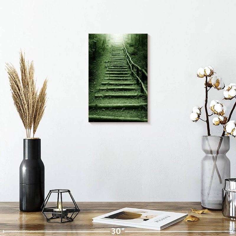 Lilie Forest Staircase, 12" H x 8" W
