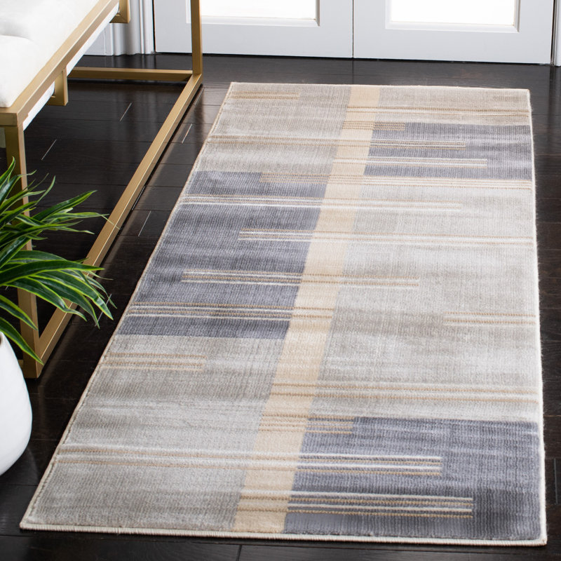 Aslin Gray Rug, Runner 2'2" x 5'