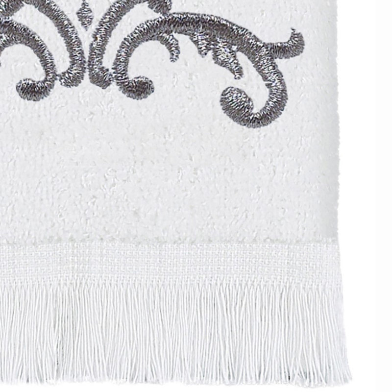 Avanti Linens Scroll Mono Fingertip Towel C