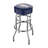 Commercial Grade Chrome Swivel Bar Stool with Vibrant Team Colors  -113702912
