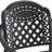 2Pcs Cast Aluminum Dining Chairs With Black Frame And Cushions - Transform Your Outdoor Area Into Patio Chair  2Pcs  Enjoy A Comfortable Time Rust Water ,-1239522101