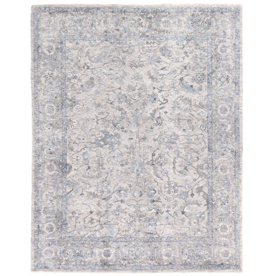 Tuscany Oriental Hand-Loomed Beige/Blue Area Rug