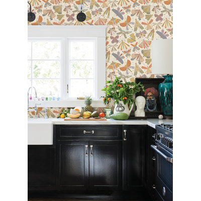 Rouleau de papier peint L 33 pi x l 20,9 po Ana-Lucia Flyga Moss Bonanza