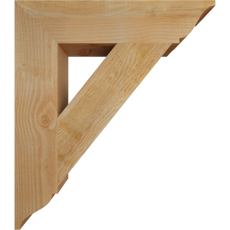 Support traditionnel, H 32 po x l 6 po x P 28 po, Douglas (sciage brut)