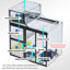 Réservoir d'aquarium semi-cylindrique-1965676754