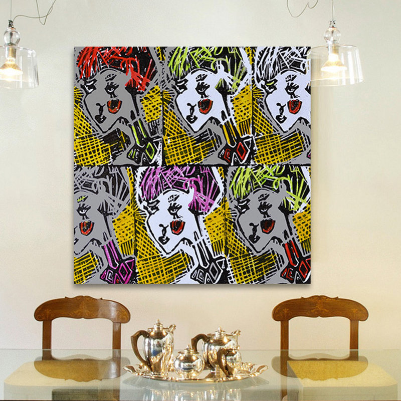 Lana Greben - Wrapped Canvas Painting, 61cm H x 61cm W x 3.81cm D