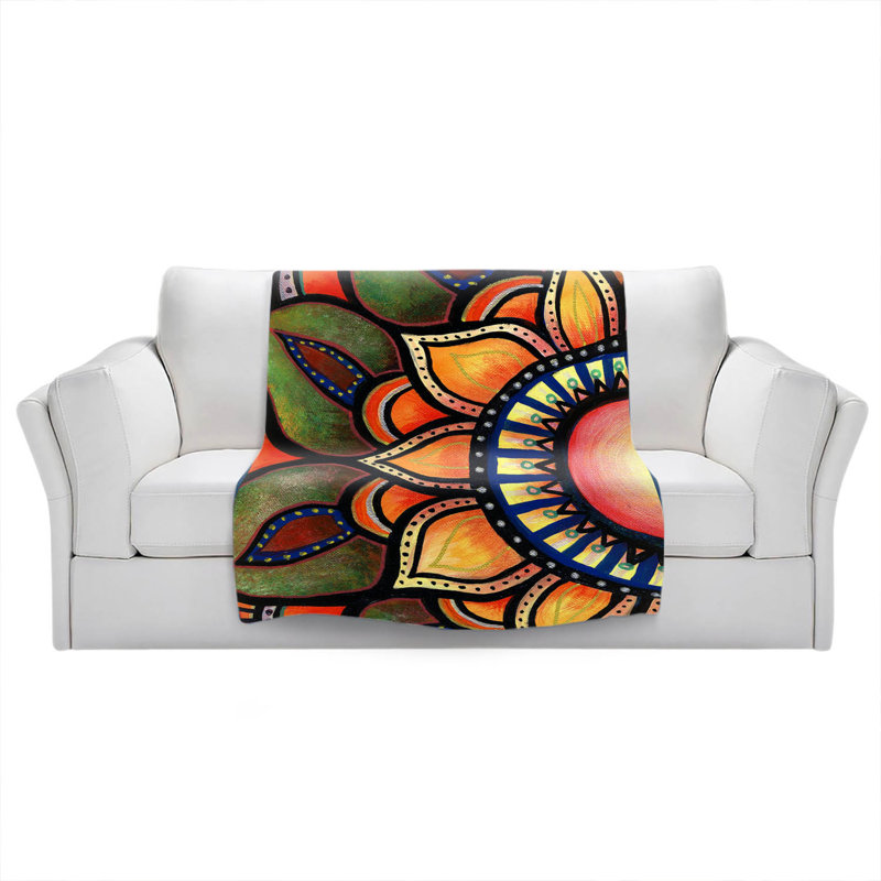 Hand Woven Throw Blanket, 68" x 80"