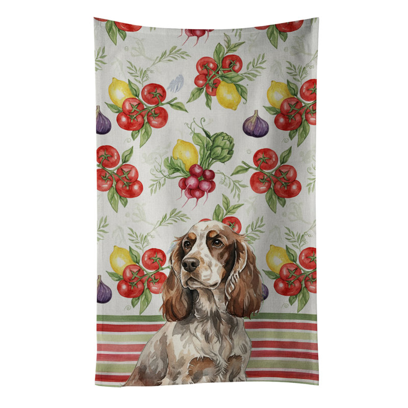 Serviette de cuisine Grass Roan English Cocker Spaniel, Foie rouan anglais Cocker Spaniel