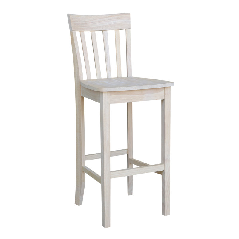 Depali Solid Wood Counter Stool, Bar Stool (30" Seat Height)