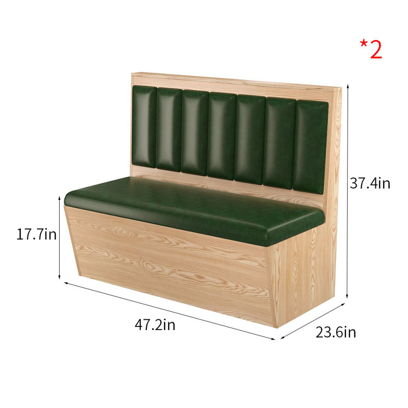 Banc simple avec banc de rangement Modern Cafe