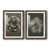 Papier, cadre noyer