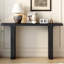 Table d'entrée moderne en bois, polyvalente pour tout espace, installation rapide, touche organique, table de vestibule en placage de charge de 300 lb au design minimaliste, longue durée, configuration simple, grain naturel,