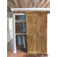 Porte de grange à deux compartiments en bois massif 38 po x 84 po non finie avec trousse de quincaillerie d'installation-98179901-98179900