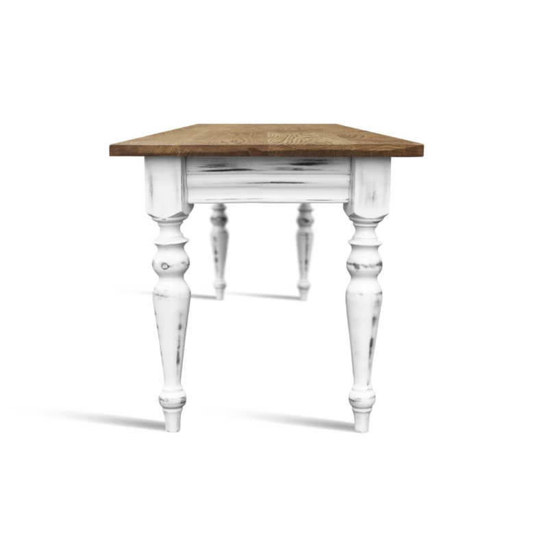 Greggory Oak Solid Wood Dining Table