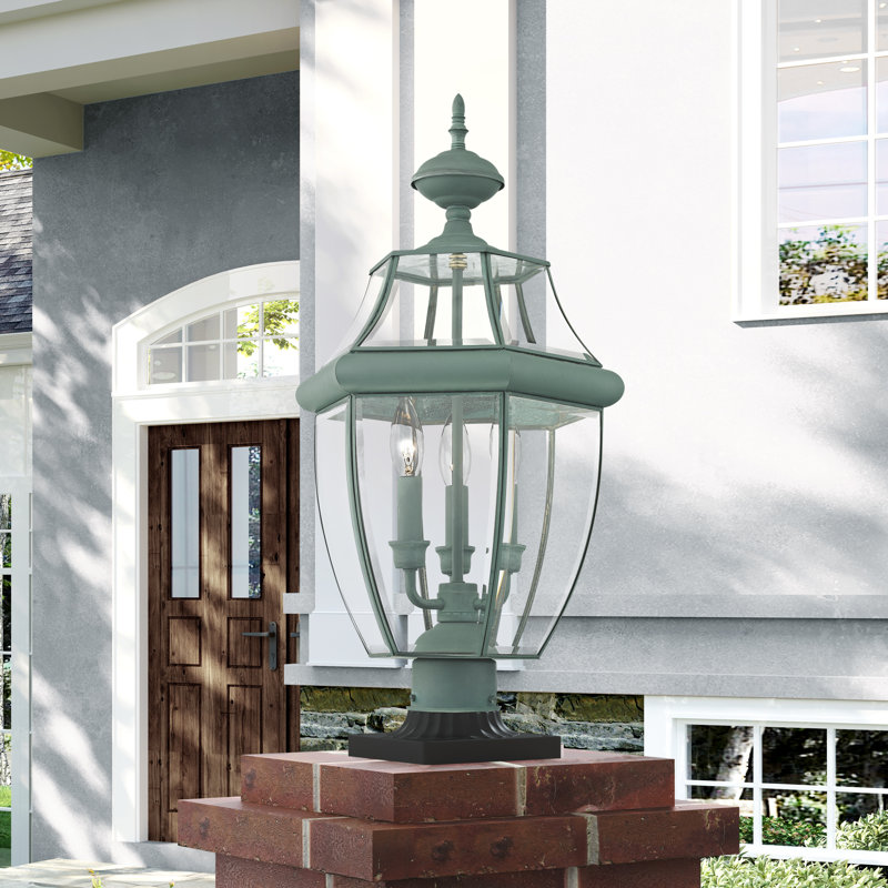 Arelene Lantern Head, 23.5" H x 12.5" W x 12.5" D, Verdigris