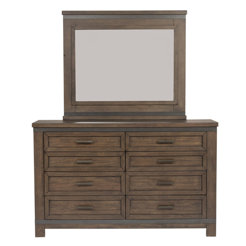 Lexee Storage Bed, Dresser & Mirror, King