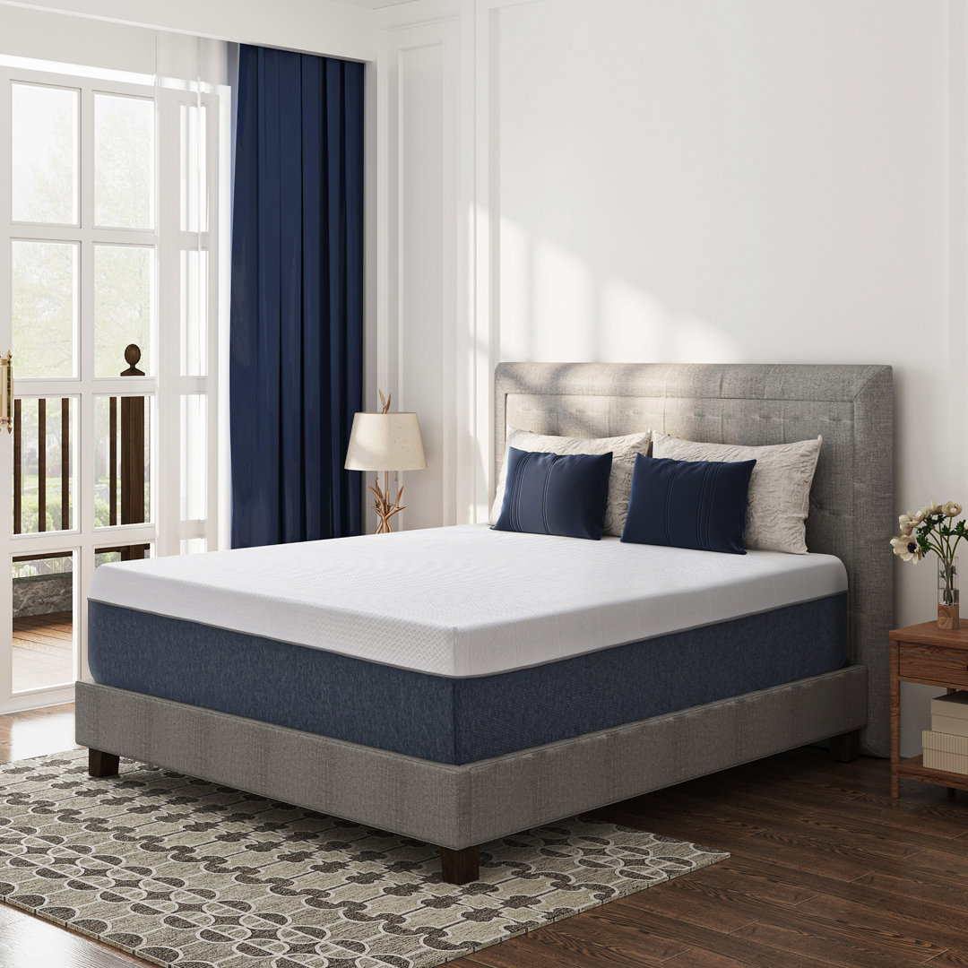14 Inch Medium Gel Memory Foam Mattress Alwyn Home Mattress