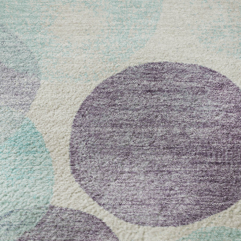 Tapis géométrique lavable à la machine de qualité supérieure Mayfield AMF1898, Tapis de couloir 2 pi 3 po x 7 pi 6 po