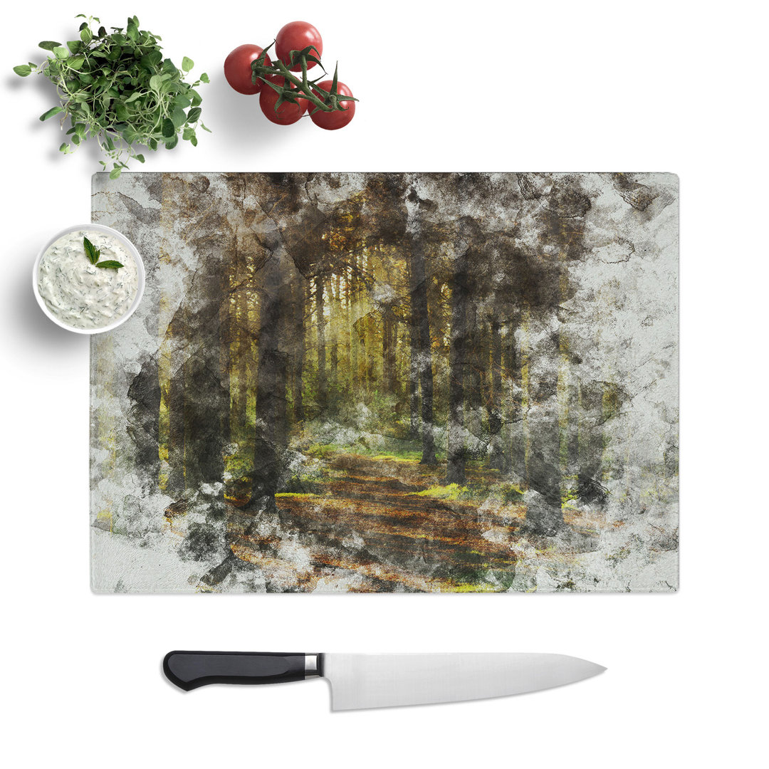 Sunlight Forest Vol.7 Watercolour Chopping Board
