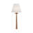 7.5'' LED Aged Brass + Wood Sconce