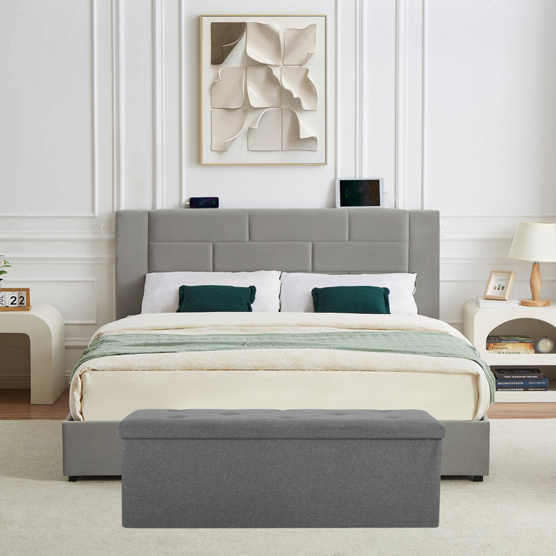 Rotella Piece Bedroom Set, Dark Gray, Queen