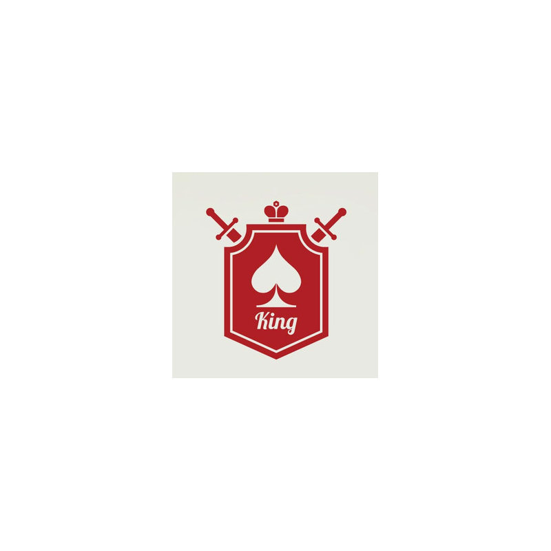 Wall Decal, Dark Red, Large