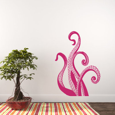Adhésif décoratif pieuvre