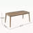 Sulligent 71" W x 35.5" D Rectangular Acacia Outdoor Dining Table -1762093521