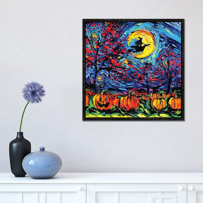 Starry Halloween by Aja Trier - Painting on Canvas