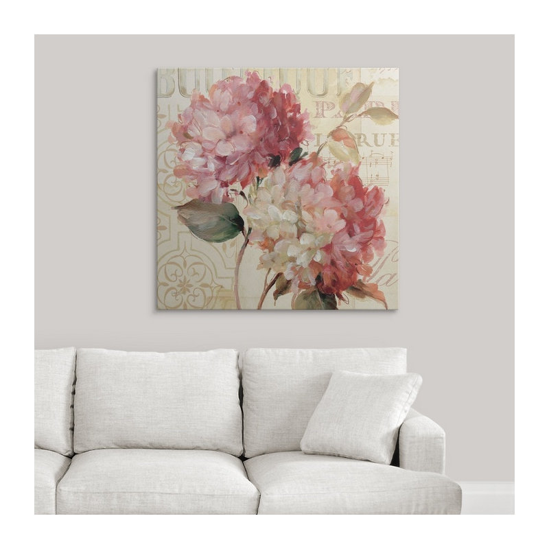 " Harmonious V " by Lisa Audit, 35" H x 35" W x 1.5" D, Canvas