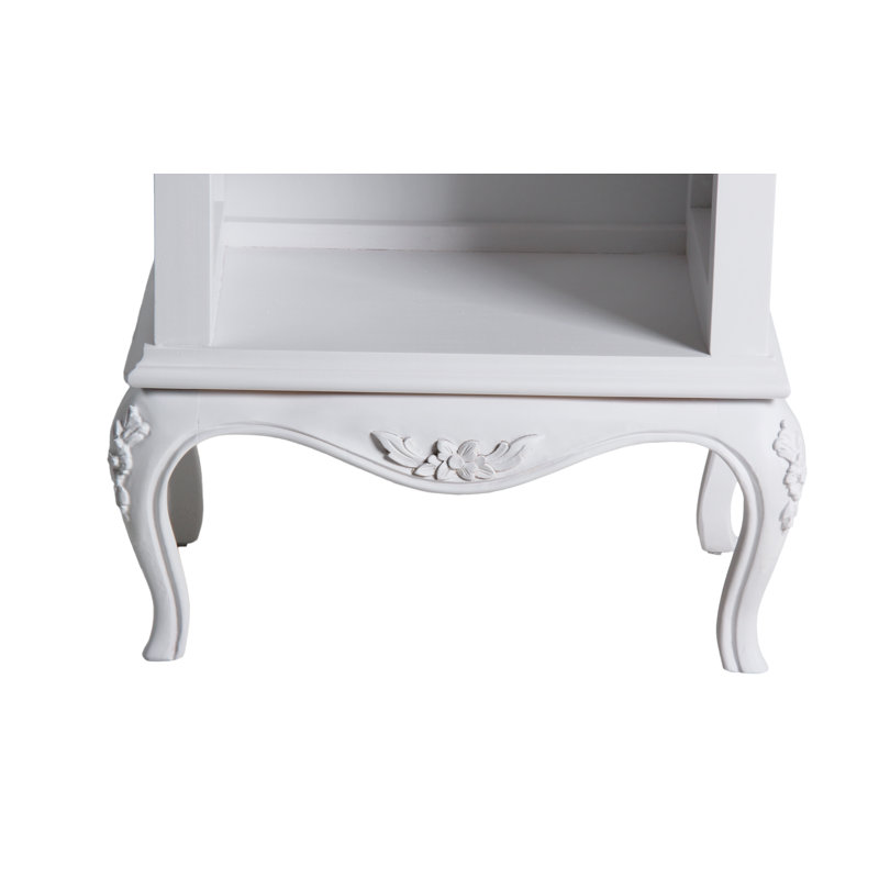 Ravello 53cm W Solid Wood Bedside Table