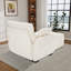 Upholstered Chenille Flared Arm Tufted Chaise Lounge-852680129