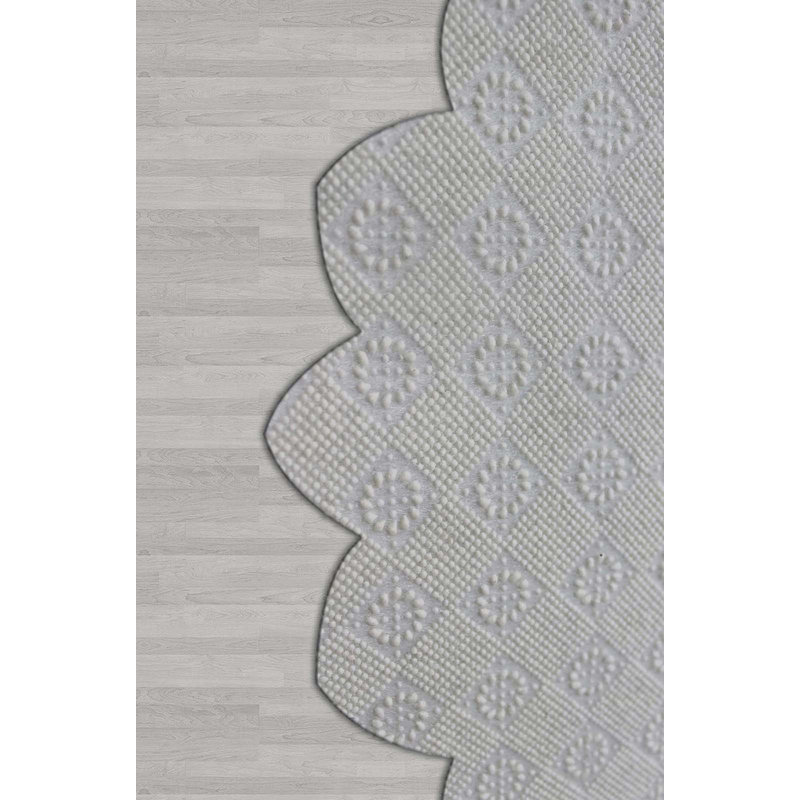 Élégant tapis tissé imprimé en 3D, 63 po x 63 po | 100% polyester, 650 g / m² | Antibactérien et antidérapant dessous | Lavable à la machine, hauteur des poils: 0,3 po | Parfait pour le salon, la chambre à coucher et l'aire de jeu des enfants