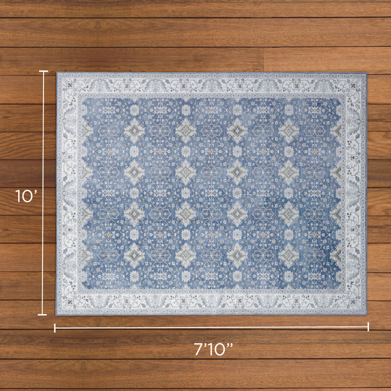 Wyatt & Ash Willa Machine Washable Dream Mink Rugs 1-Piece, Rectangle 7'10" x 10'