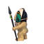 Statue de pygmy de jardin ibo odo