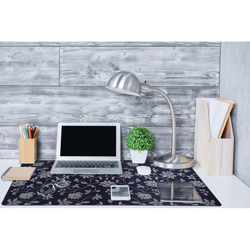 Grand sous-main de bureau Cathrine, Bleu marine