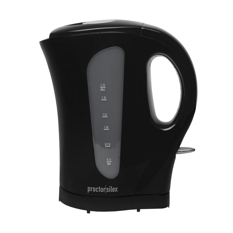 Proctor Silex 7 Cup Plastic Durable Electric Kettle in White