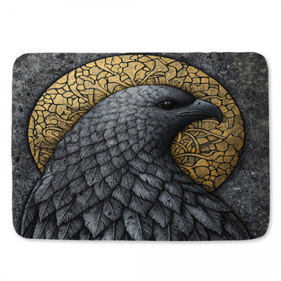 Tapis de bain silhouette d'oiseau