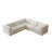 Karr 5-Seater L-Shape Boneless Compression Modular Sofa-422299383