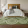 Premium Machine Washable Prisco Green Rug