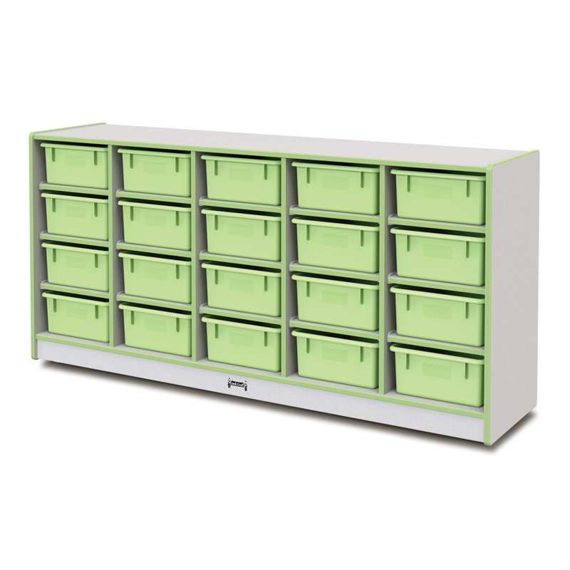 Rangement mobile pour baignoire Rainbow Accents®, H 29,5 po x l 24,5 po x P 15 po, Key lime, Oui