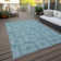 Malek Indoor/Outdoor Area Rug with Non-Slip Backing