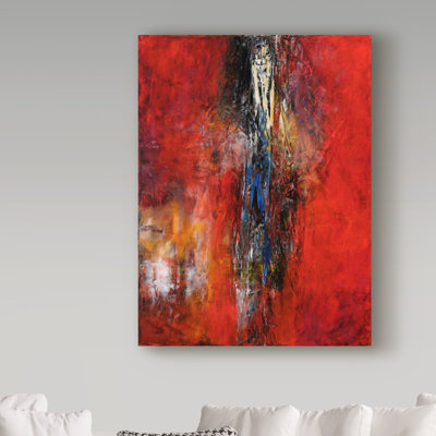 Barabbas Taking The Plunge by Aleta Pippin - Wrapped Canvas Print